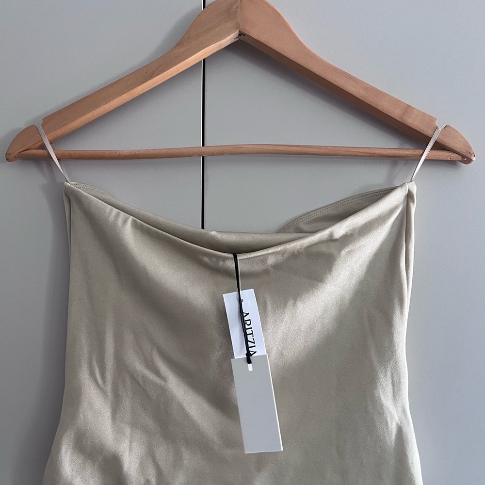 Aritzia Contour Tube Top - Treasure Gold - Picture 9 of 11